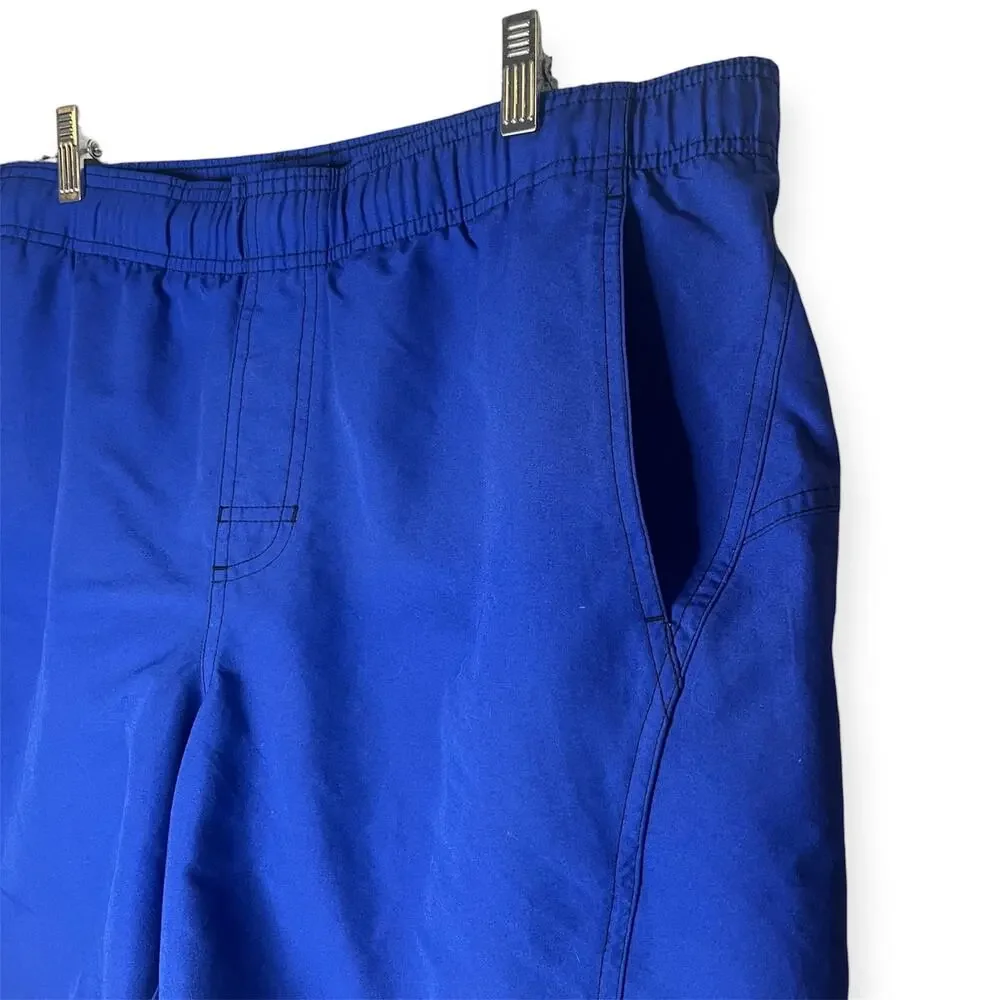 Nike Blue Swim‎ Trunks Men Athleisure Beach Vacation Pool Shorts Size Medium